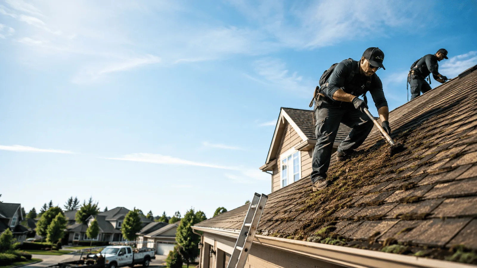 Roof Moss Removal in Negaunee, MI near me